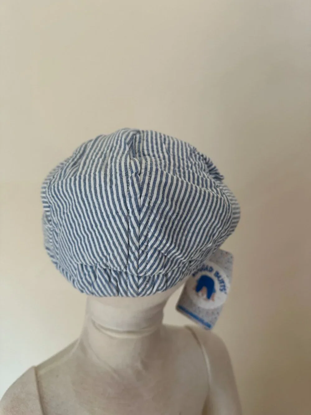 NIP RuggedButts Seersucker Driver Cap Hat 010001 Deadstock 2014